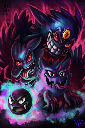 Gengar Fan Art