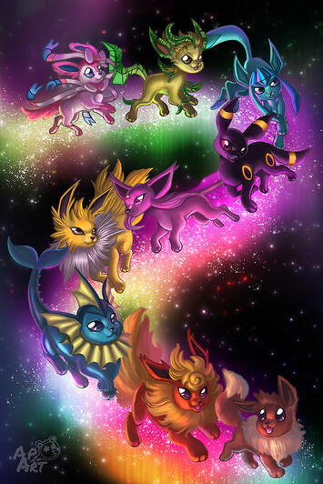 Eeveelution Art