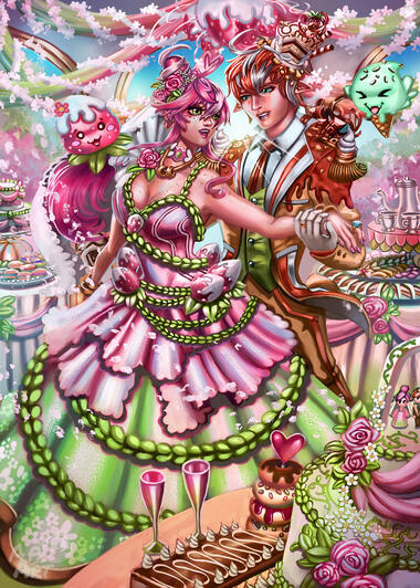 TCG Project: Wedding Cake x Tiramisu Cookies
